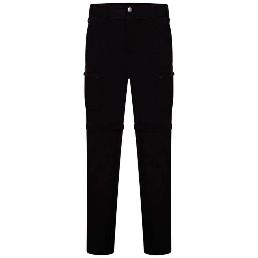Dare 2B Mens Tuned In II Multi Pocket Zip Off Walking Pants / Black